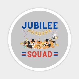 Jubilee Squad | Queen's Platinum Jubilee Party Pups Magnet